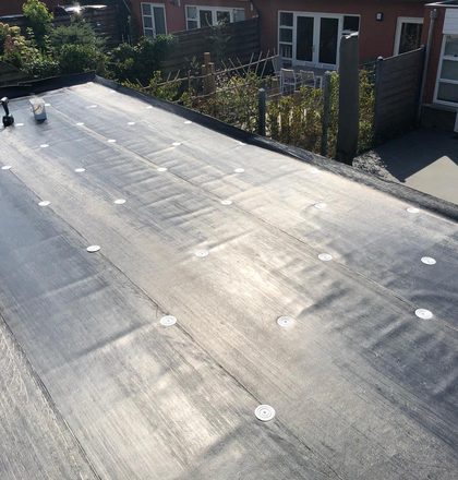 Afgewerkt plat dak